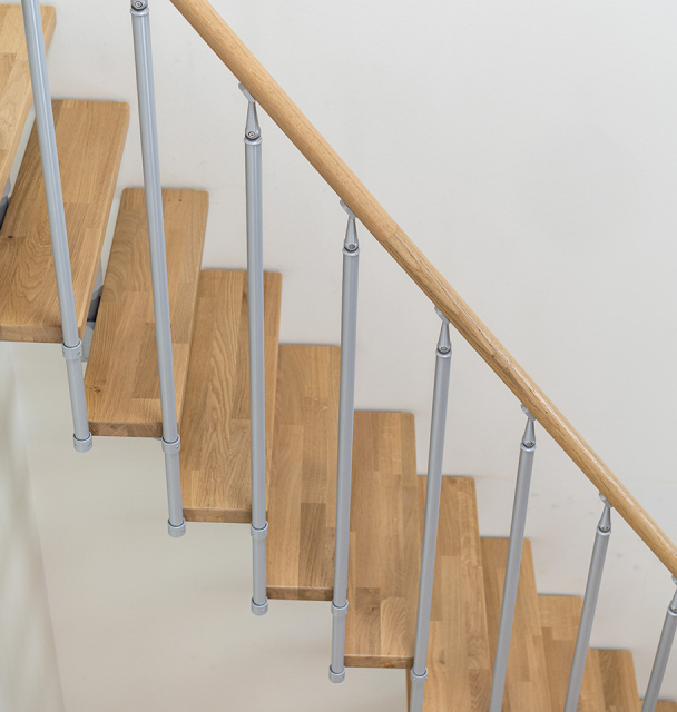 Additional staircase banister CLASSIC 2 Black, RAL 9005