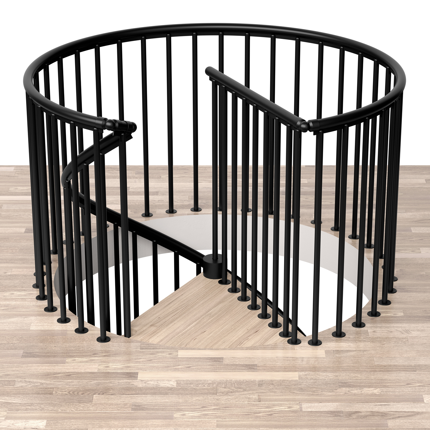 Landing-banister-Spiral-CLASSIC-9005